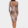 BodyCon Embellished Knee Length Dress